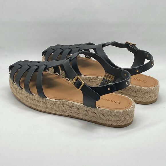 Christian Dior Dioriviera Marine Espadrille Sandals size 41 - Picture 8 of 13